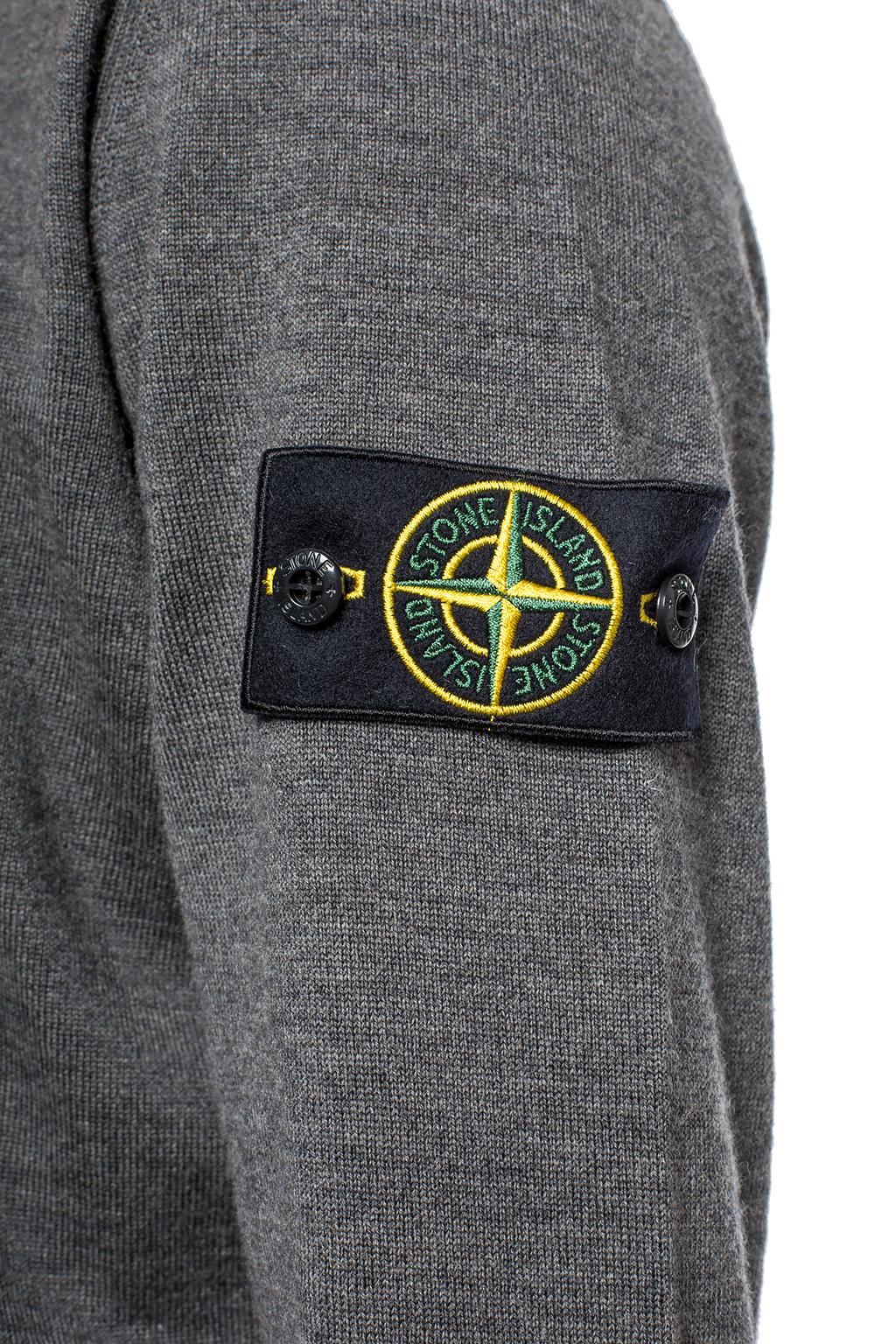 Grey Sweater with logo Stone Island - Vitkac Canada